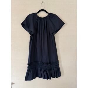See by Chloé Black Smocked Mini Dress – Size 36 (US 4)